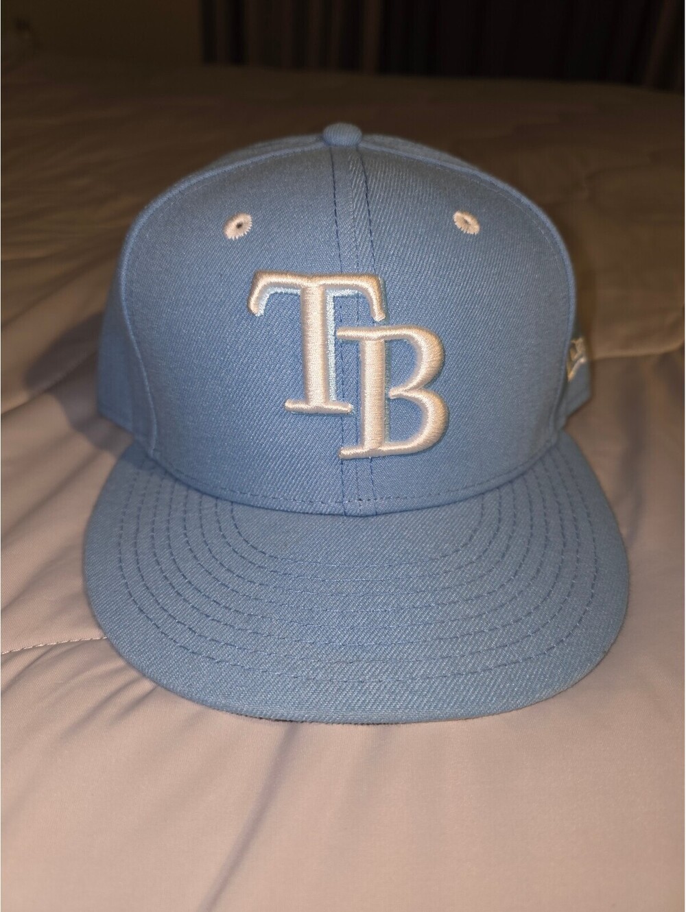 Tampa Bay Rays New Era 59FIFTY Fitted Hat Size 7 3/8 Cap